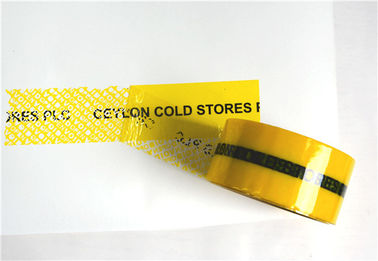 品質 粘着テープを詰めているカスタマイズされたOPENVOIDのタンパーの明白な保証テープ/ペット 工場