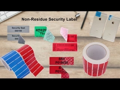 耐久性のあるPET 偽装防止シールステッカー 無効 オープン 安全ラベル 梱包用