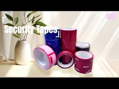 超安全な製品保護のための信頼性の高い赤色防犯テープ